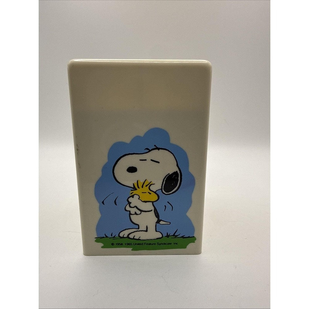 Vintage Snoopy Dixie Cup Dispenser Charles M Schulz